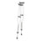 Breg Aluminum Pushbutton Crutches - Aluminum Pushbutton Crutches, Youth 4'6" to 5'2" - 100311-000