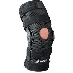 Breg ShortRunner Airmesh Wraparound Braces - Roadrunner Airmesh Wraparound Knee Brace with Open Back, Size XL - 14155