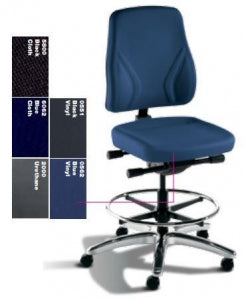 Biofit Engineered Product I Trend Cast Aluminium Base Seatings - CHAIR, POLYURETHANE, MEDIUM, BLACK - TRENDP-M-2000