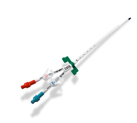 CR Bard Niagara Slim-Cath Dialysis Catheters - Niagara Slim-Cath Dialysis Catheter Kit, Curved Extension Leg, 12.0 Fr, 15 cm - 5434150