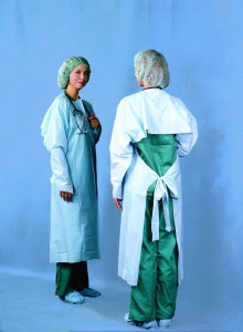 Busse Hospital Personal Protection Gowns - Personal Embossed Polyethylene Gown, Blue - 235