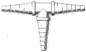 Busse Hospital T-Connectors - T Connector, Clean - 513