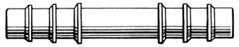 Busse Hospital Straight Connectors - Straight Connector, 1/4" - 514