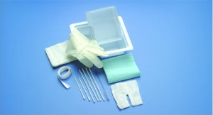Busse Hospital Disposables Tracheostomy Care Sets - Tracheostomy Care Kit with Basin - 713