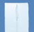 Busse Postnortem Bags with Straight Zipper - Post-Mortem Bag with Zipper, White and PVC Free - 914