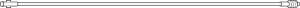 Baxter Extension Set with Male Luer-Lock Adapter - Anesthesia Extension Set with Male Luer Lock Adapter, 34" L - 2C6227