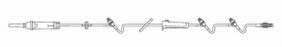 Baxter Healthcare Continu-Flo Solution Sets - CONTINU-FLO Solution Set, Nonvented, 2 CLEARLINK Luer Activated Valves, Plus 4-Way Stopcock Manifold Extension Set with CLEARLINK Luer Activated Valve - 2C6256