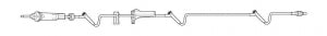 Baxter Healthcare Continu-Flo Solution Sets - CONTINU-FLO Solution Set, Nonvented, 3 INTERLINK Injection Sites, Backcheck Valve, 10 drops / mL, 110" - 2C6537