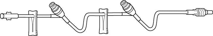 Extension Set w/CLEARLINK Activated Valve by Baxter Healthcare