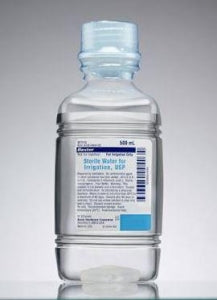 Baxter Healthcare Sterile Water for Irrigation (Pour Bottle) - DBD-STERILE WATER FOR IRRIGATION USP 500 - 2F7113