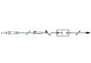 Baxter Healthcare AUTOMIX 3+3/AS COMPOUNDER TRANSFER SET - Solution Set with 1.2 Micron Downstream Filter - 2H8486