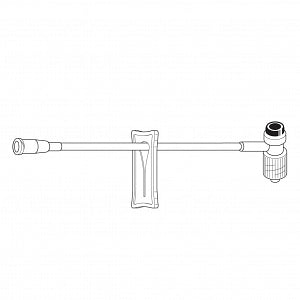 Ba INTERLINK T-CON EXT SET / MICRO-BORE - macrobore Extension Set with Interlink Injection Site, Male Luer Lock and T-Connector - 2N3327