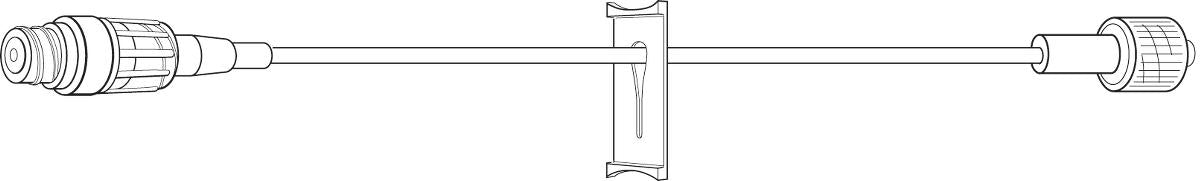 Extension Set w/CLEARLINK Activated Valve by Baxter Healthcare