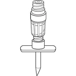 Baxter CLEARLINK Luer Activated Universal Vial Adapter - Clear Link Adapter - 2N8395