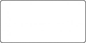 Centurion Admitting Labels - Flexo Blank White 3" x 1.5" Removable Adhesive Label - BLD249
