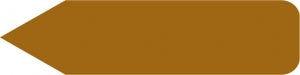 Centurion Centurion General Nursing Labels - Brown Arrow General Nursing Label, 15/Sheet, 150/Pack - BLD733C
