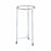 Blickman Round Chrome Hamper Stands - Round Chrome Hamper, 25" x 35" - 0962025000