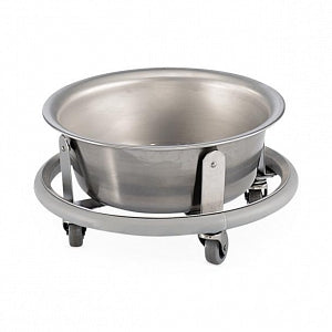 Blickman Kick Buckets - Kick Bucket, Sponge Receptacle, 8.5 qt., Stainless Steel - 0828766000