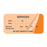 Label Self-Laminating Paper Removable Serviced Date 1" 1/2" Core 2 X 1 Fl. Orange 1000 Per Roll