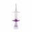 B Braun Standard Spike Dispensing Pins - Dispensing Pin, Standard Spike, Vial ADA - 412013