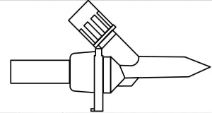 B Braun Standard Spike Dispensing Pins - Dispensing Pin, Standard Spike, Vial ADA - 412013