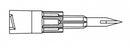 B. Braun Medical Admixture Accessories - Pierce Pin Needle, Luer Lock, Vented - 415072