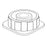 B. Braun Medical Admixture Accessories - Multi-Ad Luer Slip / Luer Lock Syringe Cap, Red - 418012
