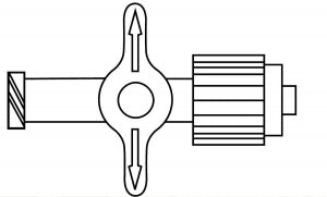 B Braun Medical Stopcock - Stopcock, 1-Way, Luer Lock Connector - 455980