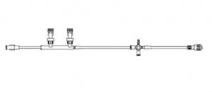 B Braun Medical Inc. Anesthesia IV Stopcock Extension Sets - DBD-STOPCOCK, 4 WAY, EXTENSION SET, 22 I - 456025