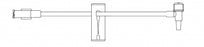 B Braun Medical Peripheral Standard Bore Extension Sets - Standard Bore Extension Set, T-Port - 471949