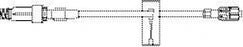 B Braun Standard-Bore Extension Set - Standard-Bore IV Extension Set with Bonded Ultrasite Valve, 6" - 473447