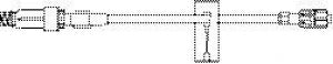 B Braun Standard-Bore Extension Set - Standard-Bore IV Extension Set with Bonded Ultrasite Valve, 6" - 473447