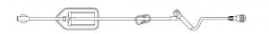 B Braun Medical Inc. Extension Sets with SAFELINE Split-Septum Injection Sites - Extension Set, Safeline Split Septum Injection Site, Female Luer Lock, 0.2 Micron Filter - 473993