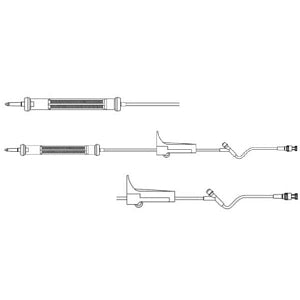 B Braun Universal Spike Admin IV Sets - IV Administration Set, 15 Drops / mL, Nonvented, 1 Y-Site, 106" - V1482