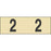 Bms Color-Code Label Laminatednumeric Single-Digit Labels 1 1/2"W X 1/2"H 1000/Roll