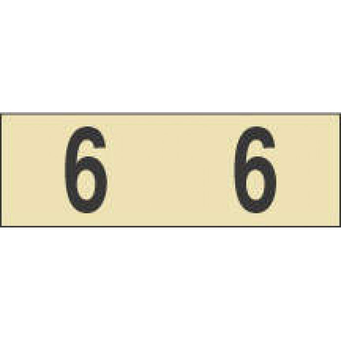 Bms Color-Code Label Laminatednumeric Single-Digit Labels 1 1/2"W X 1/2"H 1000/Roll