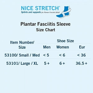 Brownmed Nice Stretch Plantar Fasciitis Sleeve - Plantar Fasciitis Sleeve, Size L / XL - 53101
