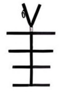 Sarnova Spider Straps Restraint System - Spider Strap System, 10 Point, Black - 14130