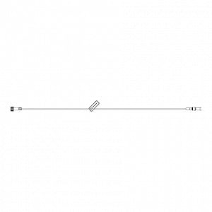 ICU Medical IV Sets - 71" Macrobore Extension Set with Female Adapter, Slide Clamp and Locking Male Adapter - 14698-28