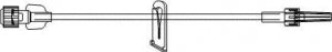 ICU Medical Small Bore Extension Set - Small Bore Extension Set, Luer, 12" - B1221