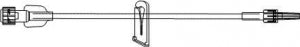ICU Medical Small Bore Extension Set - Small Bore Extension Set with Fixed Male Adapter, 0.40 mL, 60" - B2020