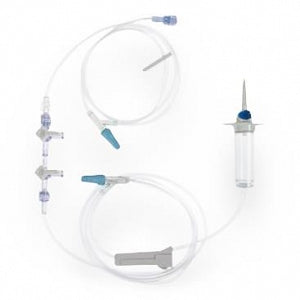 ICU Medical Microbore Extension Sets - Micro IV Set, 2 Gang 4-Way