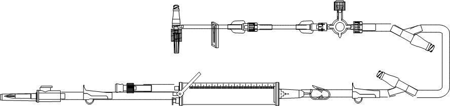 ICU Medical Burette Sets - Burette Set, Rotating Luer, 5 mL, 60 Drop, 117" - B99172