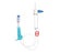 ICU Medical Extension Sets - Administration Set, with 20 Drop Clave Drip Chamber, 31" - CH3011-C