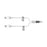 ICU Medical Small Bore Extension Set - Small Bore Extension Set with Microcline, Bifuse, 2 Clamps, Rotating Luer, 4" - MC33129