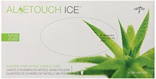 Aloetouch Powder Free Textured Nitrile Exam Gloves