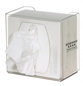 Bowman Manufacturing Task Wipe Dispenser - Clear Plastic Task Wipe Dispenser - CL002-0111