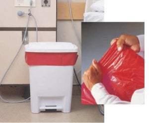 Berry Plastics Corporation Can Liners - Can Liner, 38" x 58", 3 Mil, Red - LHF3858X5PR