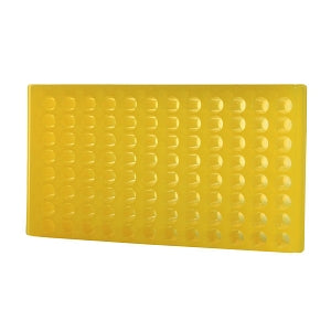 Bio Plas Test Tube Racks - RACK, WELL MICROCENTRIFUGE, 96, FLUOR YELLO - 0096F