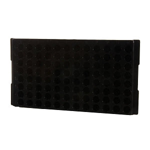 Bio Plas Test Tube Racks - RACK, WELL MICROCENTRIFUGE, 96, BLACK - 0099